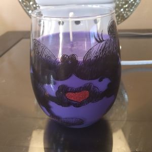 Wine glass candle